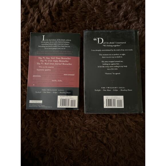 Lot of 2 Twilight Books Eclipse and Breaking Dawn by Stephanie Meyer - Picture 2 of 16